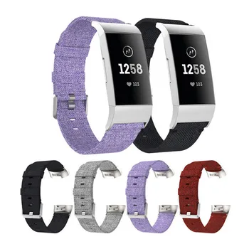 Woven Canvas Watchband Wrist Band Straps for Fitbit Charge 2/3 Smart Bracelet Strap Sport Replacement Wristband Straps 23cm
Woven Canvas Watchband Wrist Band Straps for Fitbit Charge 2/3 Smart Bracelet Strap Sport Replacement Wristband Straps 23cm