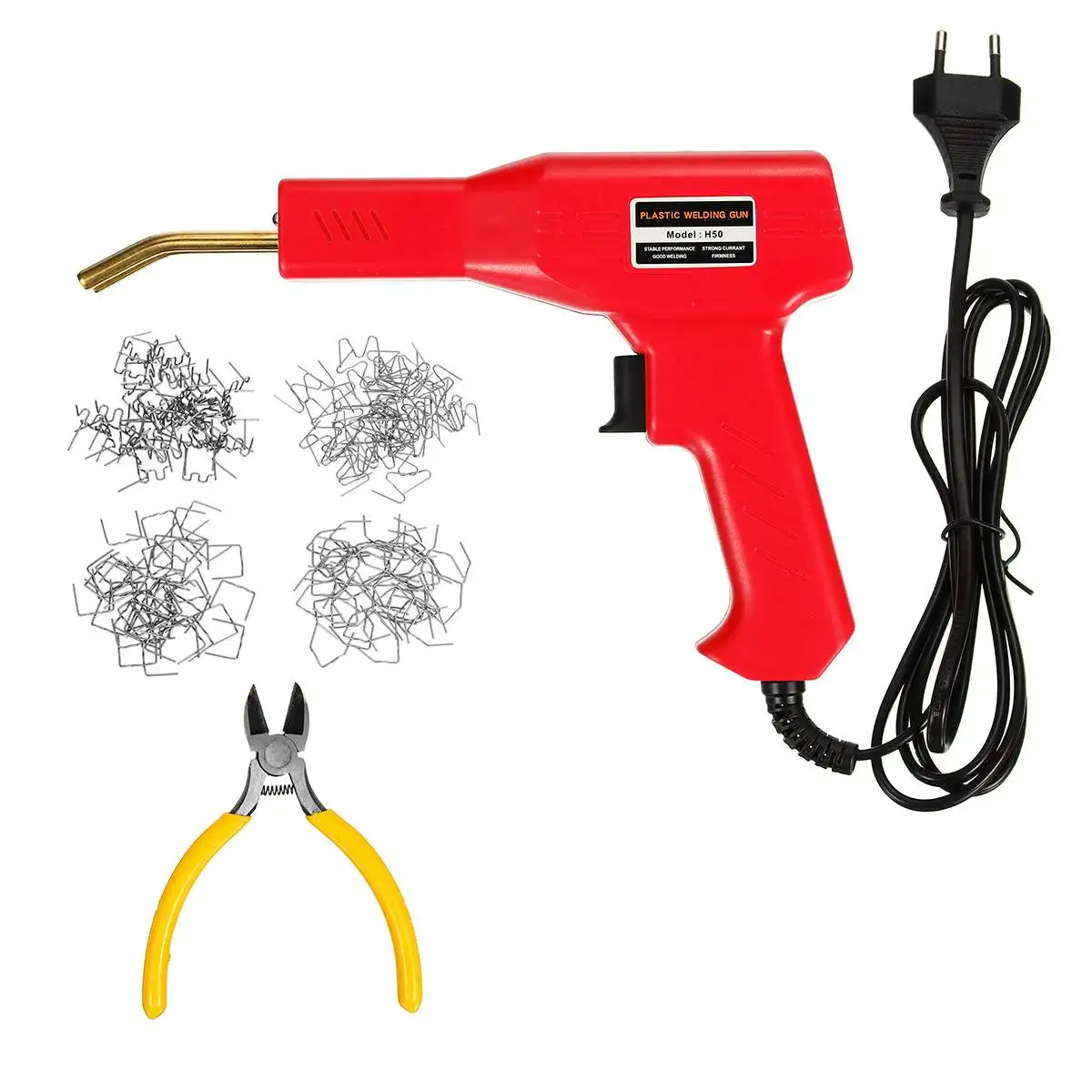 50W Staple Hot Staplers Machine Plastics Welder PVC Repairing Machine Garage Tools Car Bumper Welding Repairing Soldering Iron
50W Staple Hot Staplers Machine Plastics Welder PVC Repairing Machine Garage Tools Car Bumper Welding Repairing Soldering Iron