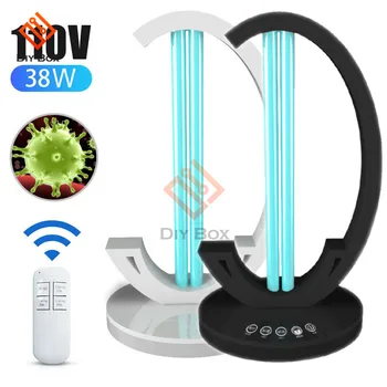 38W Ultraviolet Sterilizing Lamp 110V UV Lamp Desktop UVC Ozone Disinfection Light Killing Mites with Remote Control Black/White
38W Ultraviolet Sterilizing Lamp 110V UV Lamp Desktop UVC Ozone Disinfection Light Killing Mites with Remote Control Black/White