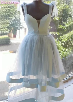 Sky Blue Short Homecoming Dress 2020 New Lace-up Shoulder Sweetheart Neck Tiered Sleeveless Backless Cocktail Dress فساتين السهر
Sky Blue Short Homecoming Dress 2020 New Lace-up Shoulder Sweetheart Neck Tiered Sleeveless Backless Cocktail Dress فساتين السهر