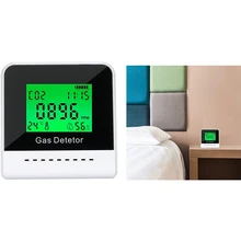 Fashionco2 Measuring Device, Carbon Dioxide Detector 400-5000 Ppm, CO2 Detector LCD Display Air Quality Monitor
Fashionco2 Measuring Device, Carbon Dioxide Detector 400-5000 Ppm, CO2 Detector LCD Display Air Quality Monitor