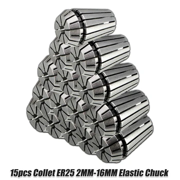 15Pcs ER25 Collet Tool 2-16Mm Cnc Collet Chuck Voor Frezen Draaibank Gereedschap Precision Spring Collet Set
15Pcs ER25 Collet Tool 2-16Mm Cnc Collet Chuck Voor Frezen Draaibank Gereedschap Precision Spring Collet Set