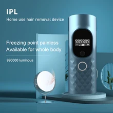 Laser Hair Removal 990000 Flashes Epilator Photoepilator IPL Painless Pulsed Light Depilator For Women Lady Depilador a Laser
Laser Hair Removal 990000 Flashes Epilator Photoepilator IPL Painless Pulsed Light Depilator For Women Lady Depilador a Laser