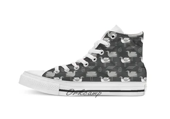 Seagulls and eyes black Custom Casual High Top lace-up Canvas shoes sneakers Drop shipping 
Seagulls and eyes black Custom Casual High Top lace-up Canvas shoes sneakers Drop shipping