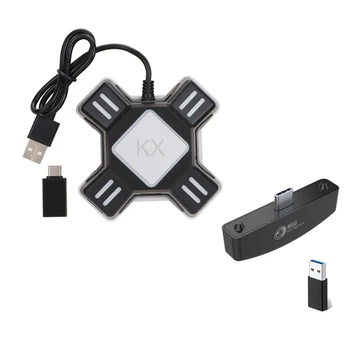 Mingpin KX USB Game Controllers Converter with Wireless Bluetooth Transmitter Headset Microphone Adapter Combo for Nintendo Swit
Mingpin KX USB Game Controllers Converter with Wireless Bluetooth Transmitter Headset Microphone Adapter Combo for Nintendo Swit