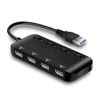 4 Port USB3.0 Multi HUB Splitter Expansion Cable Laptop PC Adapter with Switch PR Sale
4 Port USB3.0 Multi HUB Splitter Expansion Cable Laptop PC Adapter with Switch PR Sale