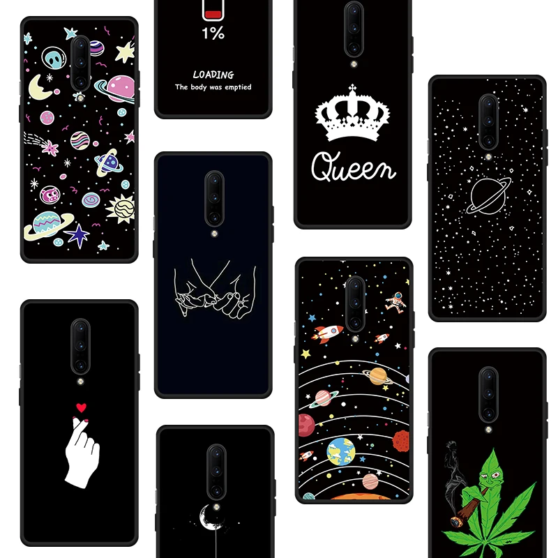 Cute Black Phone Case For Oneplus 7 Pro Silicone Pattern Soft TPU Cover For Oneplus7 Pro Luxury Fashion Phone Funda Capa
Cute Black Phone Case For Oneplus 7 Pro Silicone Pattern Soft TPU Cover For Oneplus7 Pro Luxury Fashion Phone Funda Capa