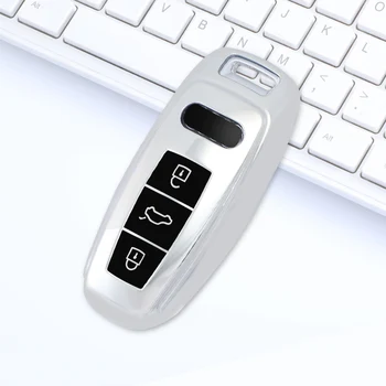 Soft TPU Car Key Cover Case Holder For Audi A6 A7 A8 C8 Q8 2018 2019 Auto Smart Remote Protection Shell Keychain Accessories
Soft TPU Car Key Cover Case Holder For Audi A6 A7 A8 C8 Q8 2018 2019 Auto Smart Remote Protection Shell Keychain Accessories