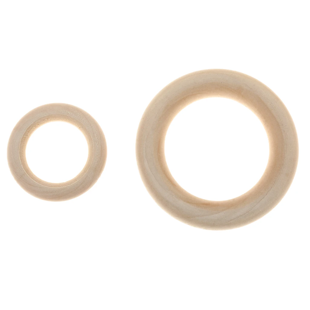 20 × Unfinished Natural Wooden Rings Wood Teething Rings For Craft, Ring Pendant, DIY Connectors, Jewelry Making, 35 mm 20 × Unfinished Natural Wooden Rings Wood Teething Rings For Craft, Ring Pendant, DIY Connectors, Jewelry Making, 35 mm