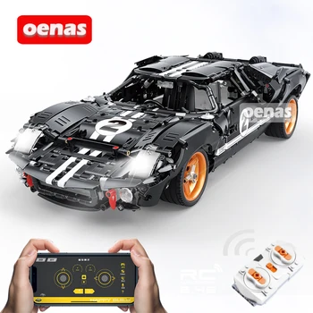 Technique Technic Forded GT40 MK I 1967 City Racing Car Vehicle Model Kit MOC-33807 Building Blocks APP RC Toys For Children DIY
Technique Technic Forded GT40 MK I 1967 City Racing Car Vehicle Model Kit MOC-33807 Building Blocks APP RC Toys For Children DIY