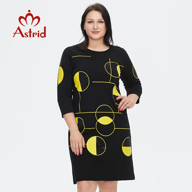 Astrid Women's Dress 2022 for Women Casual Elegant Vintage Big Plus size office Print midi Cotton Black Dresses Diamond craft
Astrid Women's Dress 2022 for Women Casual Elegant Vintage Big Plus size office Print midi Cotton Black Dresses Diamond craft