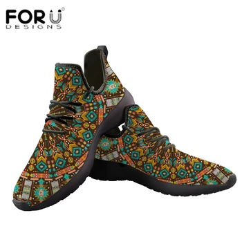 FORUDESIGNS African Tribe Floral mandana Prints Shoes Women Casual Spring/Autumn Lace Up Sneakers Ladies Mesh Kint Shoe 2020
FORUDESIGNS African Tribe Floral mandana Prints Shoes Women Casual Spring/Autumn Lace Up Sneakers Ladies Mesh Kint Shoe 2020