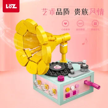 LOZ BLOCKS Flower Phonog Araph Music Horn 3D Model 432pcs DIY Small Mini Blocks Bricks Building Girls Educational Toy for Kids 
LOZ BLOCKS Flower Phonog Araph Music Horn 3D Model 432pcs DIY Small Mini Blocks Bricks Building Girls Educational Toy for Kids