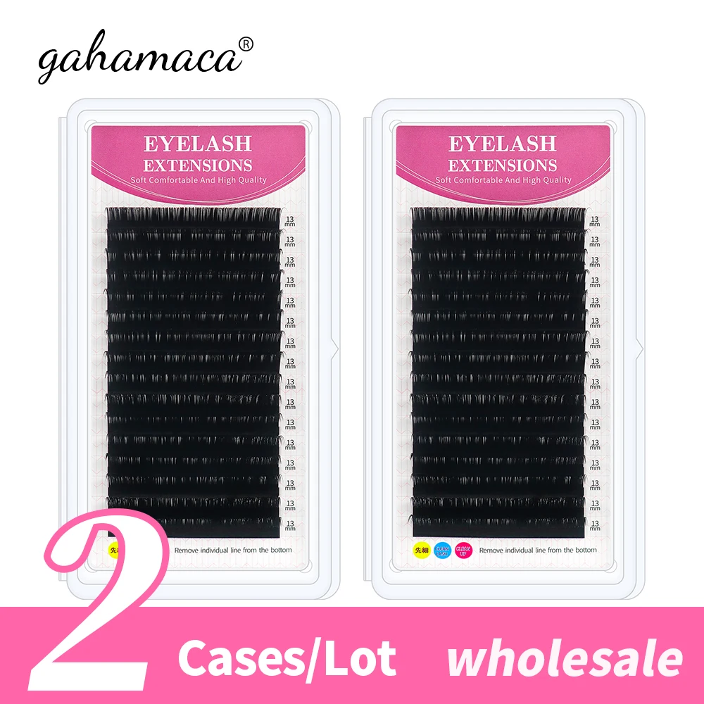 GAHAMACA wholesale bulk sale 2 cases/lot High quality mink eyelash extension individual eyelashes make up tools beauty
GAHAMACA wholesale bulk sale 2 cases/lot High quality mink eyelash extension individual eyelashes make up tools beauty