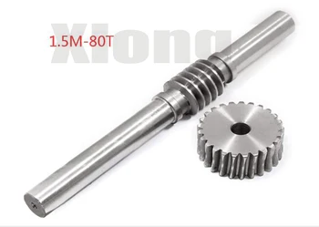 Outer diameter:124.5mm 1.5M-80Teeths Inner Hole:15mm Reducer Worm Gear Worm Large Transmission Ratio 45# Steel Turbine Worm 
Outer diameter:124.5mm 1.5M-80Teeths Inner Hole:15mm Reducer Worm Gear Worm Large Transmission Ratio 45# Steel Turbine Worm