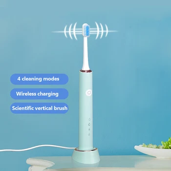 Magnetic Levitation Sonic Electric Toothbrush Adult Wireless Charging Teeth Cleaning IPX7 Waterproof Soft Brush 4 Cleaning Modes
Magnetic Levitation Sonic Electric Toothbrush Adult Wireless Charging Teeth Cleaning IPX7 Waterproof Soft Brush 4 Cleaning Modes