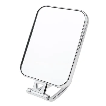 Vanity Makeup Mirror,Non-Magnifying,Round ,Free-standing,Folding Handle,Rectangle,Silver-plated Plastic Frame
Vanity Makeup Mirror,Non-Magnifying,Round ,Free-standing,Folding Handle,Rectangle,Silver-plated Plastic Frame