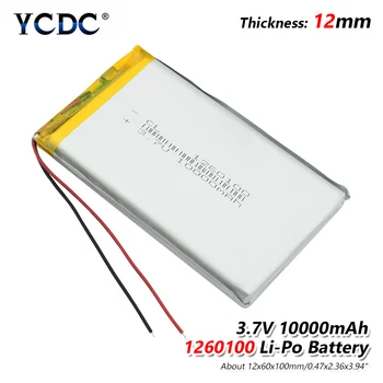 3.7V lithium polymer battery 1260100 10000mAh game machine MP3 MP4 MP5 lithium battery GPS navigator
3.7V lithium polymer battery 1260100 10000mAh game machine MP3 MP4 MP5 lithium battery GPS navigator
