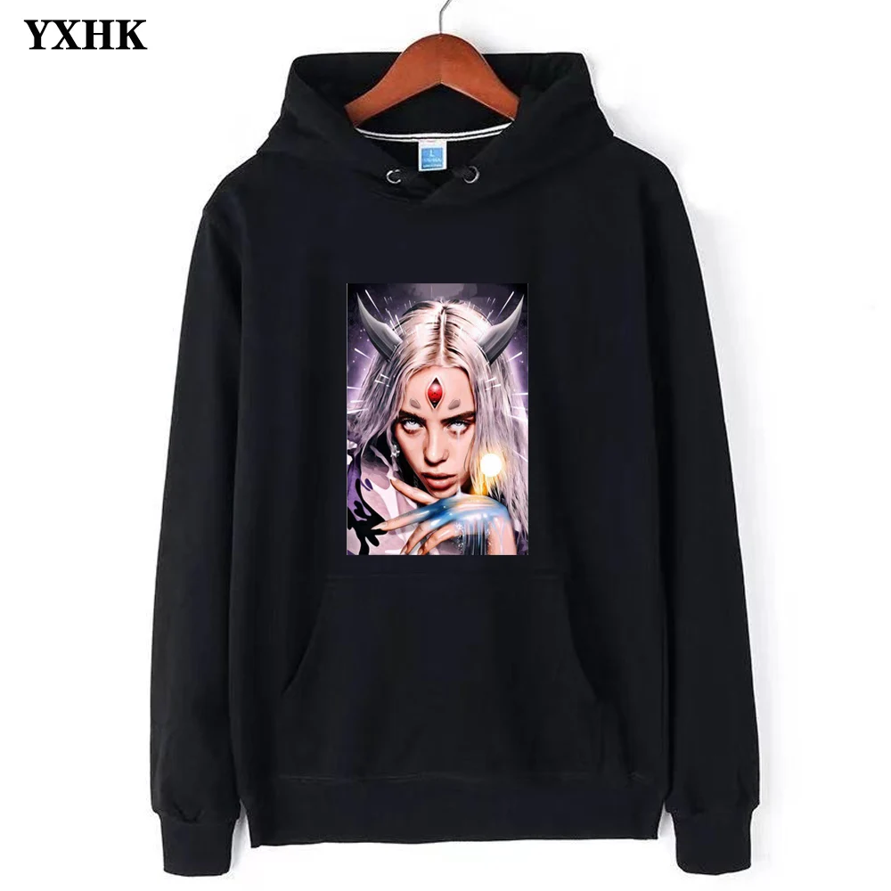 Trend Men's 100% Cotton Long Sleeve Billie Eilish Harajuku Hoodies Black Hoody Sweatshirt Clothes Hip Hop Men's Sportswear 2019
Trend Men's 100% Cotton Long Sleeve Billie Eilish Harajuku Hoodies Black Hoody Sweatshirt Clothes Hip Hop Men's Sportswear 2019