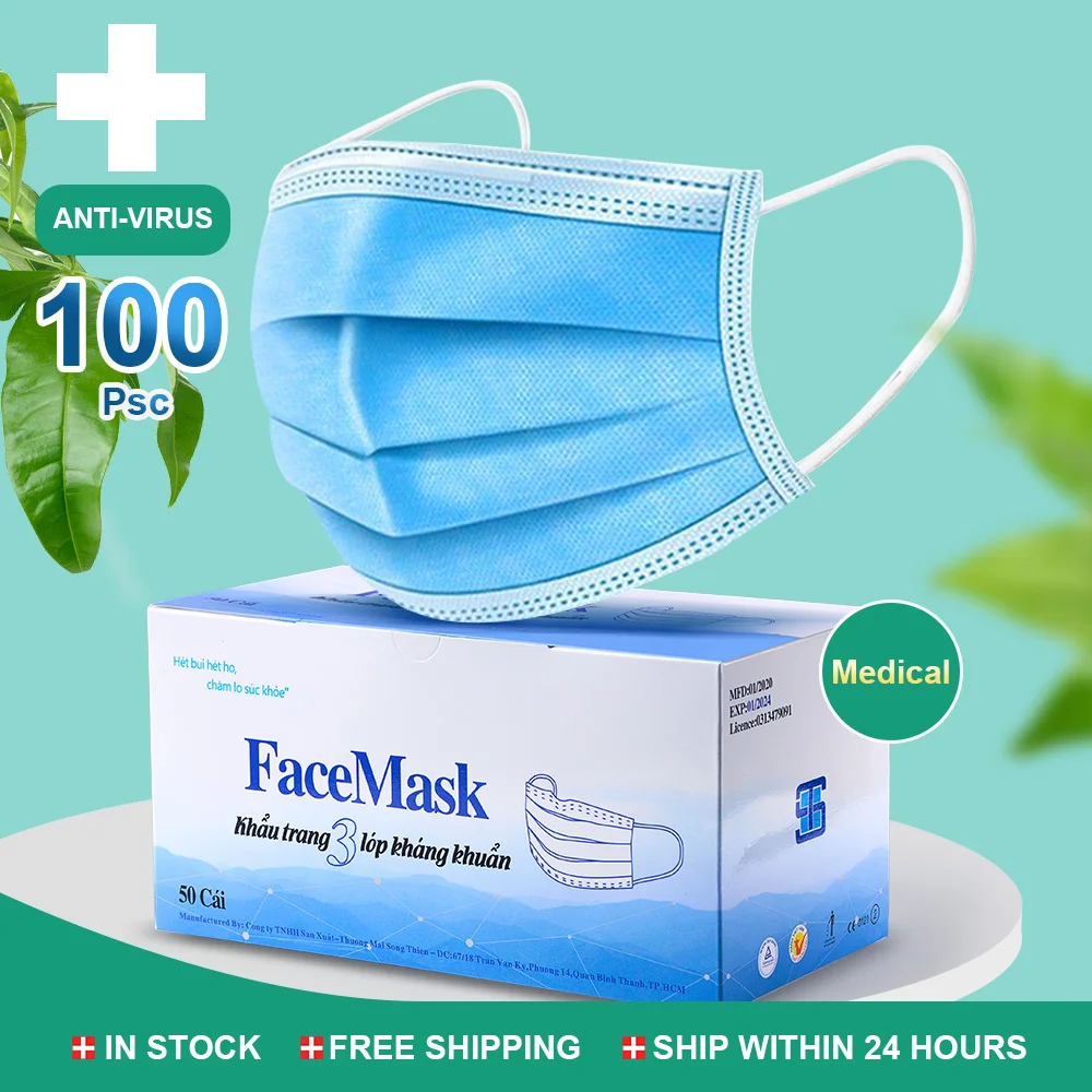 100Pcs/Lot Disposable Masks 3-layer Non-Woven Masks ffp3 ffp2 Anti Dust Mouth Face Mask Protection Soft Protective Mask
100Pcs/Lot Disposable Masks 3-layer Non-Woven Masks ffp3 ffp2 Anti Dust Mouth Face Mask Protection Soft Protective Mask