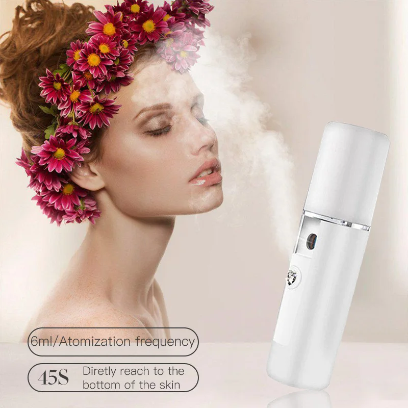 Mini Nano Face Steamer USB Nebulizer Facial Sprayer Humidifier Hydrating Anti-aging Wrinkle Women Beauty Skin Care Disinfect
Mini Nano Face Steamer USB Nebulizer Facial Sprayer Humidifier Hydrating Anti-aging Wrinkle Women Beauty Skin Care Disinfect