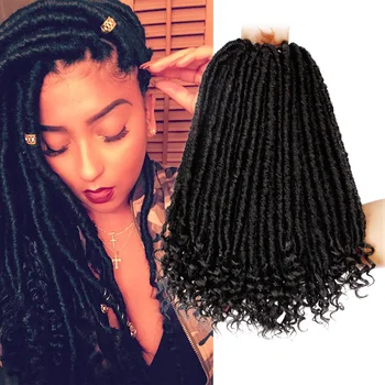 Goddess Faux Locs Crochet Hair Soft Crochet Braids Synthetic Braiding Hair Extensions 16 Inch Dread Locs Hair
Goddess Faux Locs Crochet Hair Soft Crochet Braids Synthetic Braiding Hair Extensions 16 Inch Dread Locs Hair