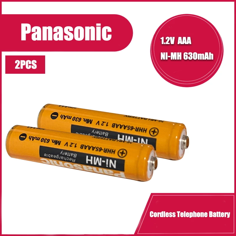Аккумуляторы Panasonic Ni MH 1 2 в 630 мАч шт./лот|Перезаряжаемые батареи| |