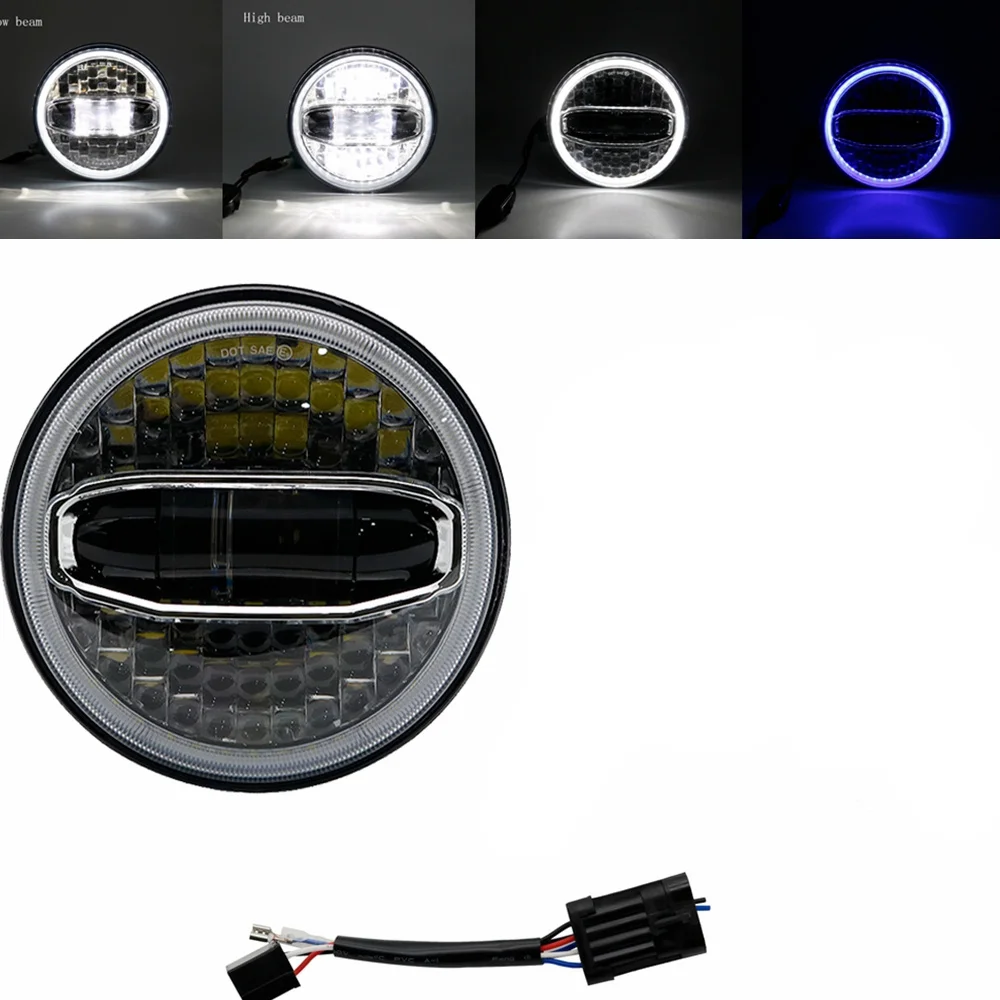 2019 New 7 inch LED Headlight Motorcycle Headlamp for Harley Touring Street Glide Road King Ultra Classic Electra Glide Fat Boy
2019 New 7 inch LED Headlight Motorcycle Headlamp for Harley Touring Street Glide Road King Ultra Classic Electra Glide Fat Boy