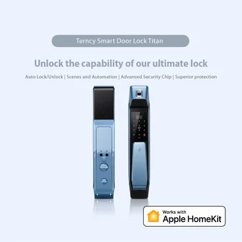 Terncy Smart Lock (Blue) - Works with Apple Homekit
Terncy Smart Lock (Blue) - Works with Apple Homekit