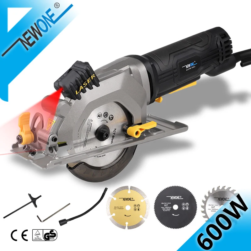 NEWONE Electric Mini Circular Saw With Laser For Cut Wood,PVC tube,15pcs Discs, 230V Multifunctional Electric Saw DIY Power Tool
NEWONE Electric Mini Circular Saw With Laser For Cut Wood,PVC tube,15pcs Discs, 230V Multifunctional Electric Saw DIY Power Tool