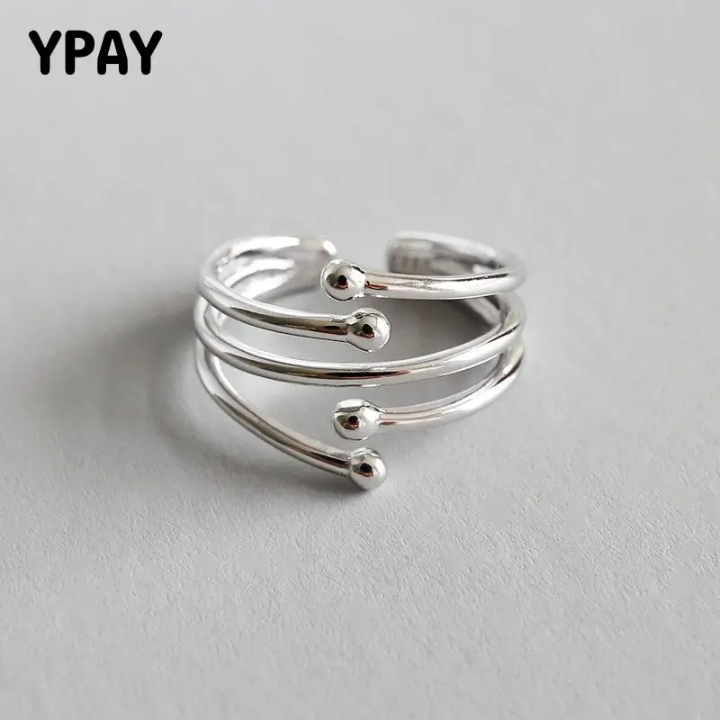 YPAY Genuine 100% 925 Sterling Silver Adjustable Rings Women Meteor Shower Several Line Joint Ring Bague Party Jewelry YMR602
YPAY Genuine 100% 925 Sterling Silver Adjustable Rings Women Meteor Shower Several Line Joint Ring Bague Party Jewelry YMR602