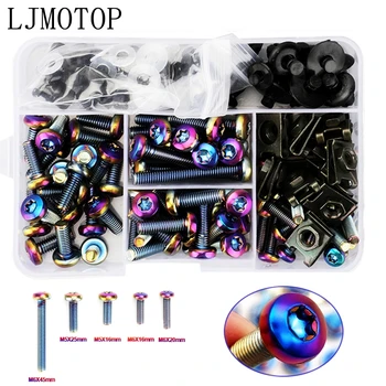 For Kawasaki ZX1100 ZX7R ZX9 Ninja GPZ500 Ninja EX500 Universal CNC Motorcycle Fairing screws Bolt outer Hexangular Screw Nut
For Kawasaki ZX1100 ZX7R ZX9 Ninja GPZ500 Ninja EX500 Universal CNC Motorcycle Fairing screws Bolt outer Hexangular Screw Nut