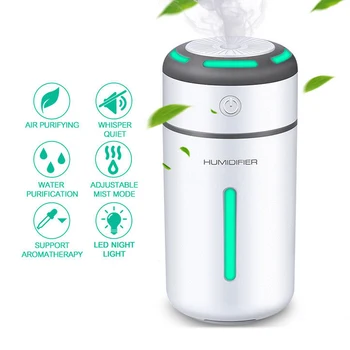 Cup Mini Air Humidifier USB LED Light Aroma Essential Oil Diffuser Air Purifier Freshener Home Car Mist Maker Fogger Light
Cup Mini Air Humidifier USB LED Light Aroma Essential Oil Diffuser Air Purifier Freshener Home Car Mist Maker Fogger Light