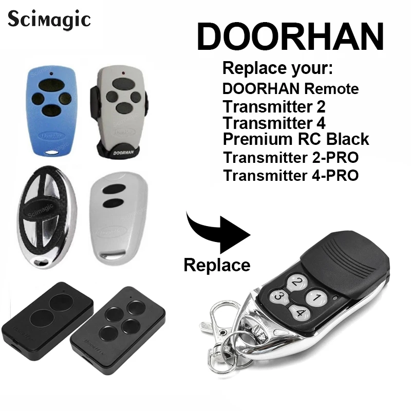 DOORHAN transmitter 2 4 pro 433MHz garage door remote control code grabber remotes duplicator key chain for barrier rolling code
DOORHAN transmitter 2 4 pro 433MHz garage door remote control code grabber remotes duplicator key chain for barrier rolling code