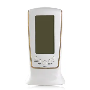 LCD Digital Alarm Clock Temperature Night Lamp Talking Business Display Table Alarm Clock Creativity ABS Backlight Snooze
LCD Digital Alarm Clock Temperature Night Lamp Talking Business Display Table Alarm Clock Creativity ABS Backlight Snooze