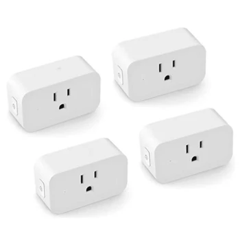 Smart US Plug WiFi Outlet Works with Alexa, Google Home,with Remote Control Timer Function,4 Pack
Smart US Plug WiFi Outlet Works with Alexa, Google Home,with Remote Control Timer Function,4 Pack