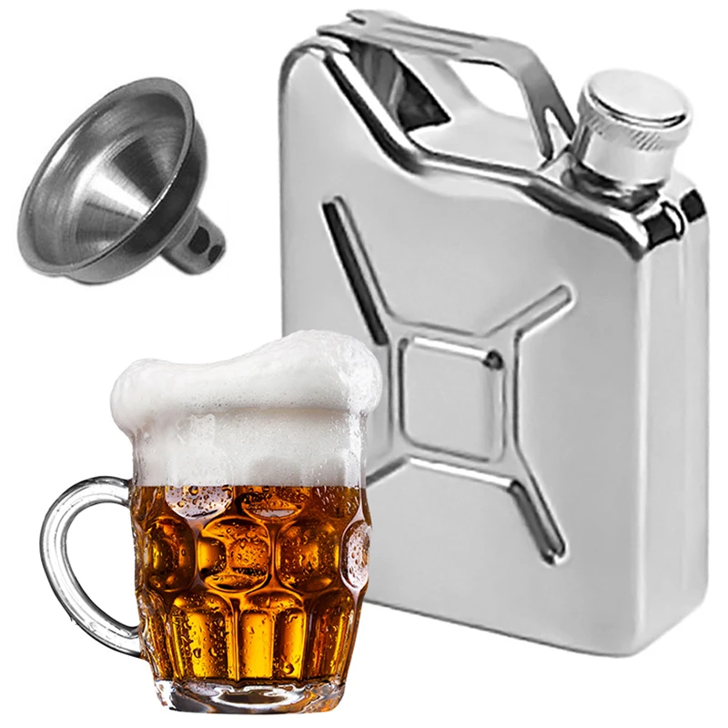 5 oz Hip Flask with Funnel Portable Whisky Wine Pot Creative Stainless Steel Flagon for Whiskey Liquor Personalized Men Gift 5 oz Hip Flask with Funnel Portable Whisky Wine Pot Creative Stainless Steel Flagon for Whiskey Liquor Personalized Men Gift