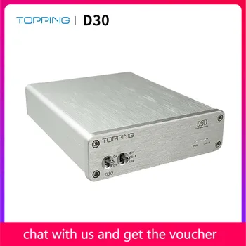 Original TOPPING D30 HIFI DSD DAC Amp Decoder CS4398 XMOS USB DAC Audio Decoder Coaxial Optical Fiber 24Bit/192KHz
Original TOPPING D30 HIFI DSD DAC Amp Decoder CS4398 XMOS USB DAC Audio Decoder Coaxial Optical Fiber 24Bit/192KHz