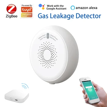 ZigBee Smart Gas Leakage Detector Combustible Sensor Tuya / Smart Life App Remote Control Work with Alexa Google Home Assistant
ZigBee Smart Gas Leakage Detector Combustible Sensor Tuya / Smart Life App Remote Control Work with Alexa Google Home Assistant