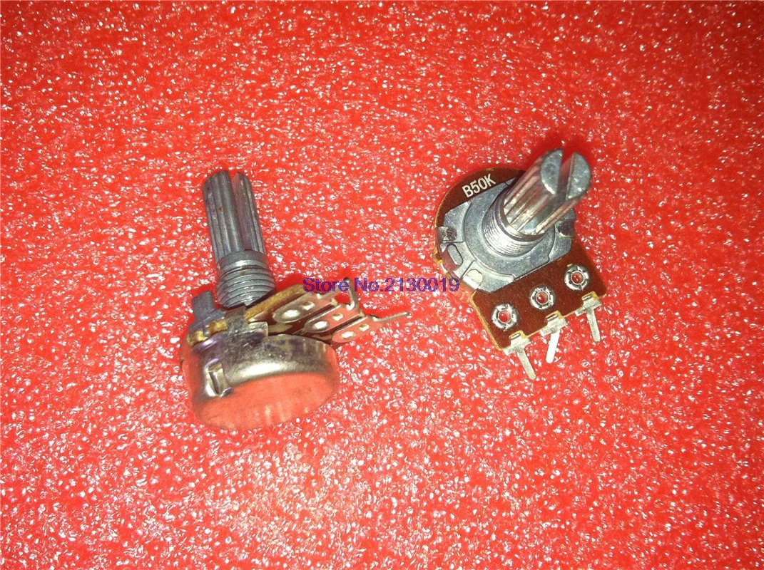 

2pcs/lot WH148 3pin 15mm B1K B2K B5K B10K B20K B50K B100K B250K B500K B1M Potentiometer 1K 2K 5K 10K 20K 50K 100K 250K 500K 1M