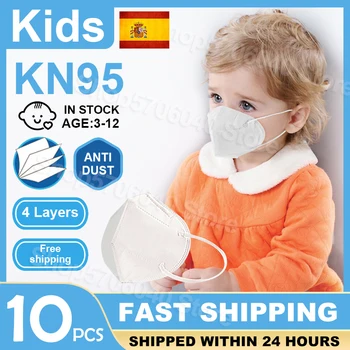 10PCS KN95 Kids Face Mask 4 Layers Anti Dust Child Mouth Mask Protective Mask For Baby Children Mask
10PCS KN95 Kids Face Mask 4 Layers Anti Dust Child Mouth Mask Protective Mask For Baby Children Mask