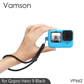 Vlog Soft Protective Case with Camera Lens Cap for GoPro Hero 9 Black Silicone Droproof Vlogging Case Cage Kit VP662
Vlog Soft Protective Case with Camera Lens Cap for GoPro Hero 9 Black Silicone Droproof Vlogging Case Cage Kit VP662