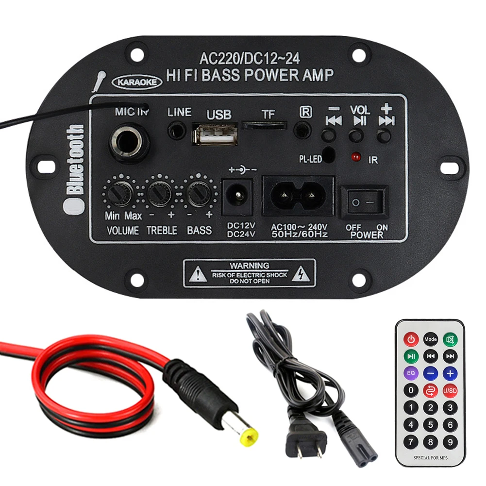 New 30W Power Amplifier Board Audio Bluetooth Power Amplifier USB Dac FM Radio TF Player Subwoofer TOP Power Amplifier Board
New 30W Power Amplifier Board Audio Bluetooth Power Amplifier USB Dac FM Radio TF Player Subwoofer TOP Power Amplifier Board