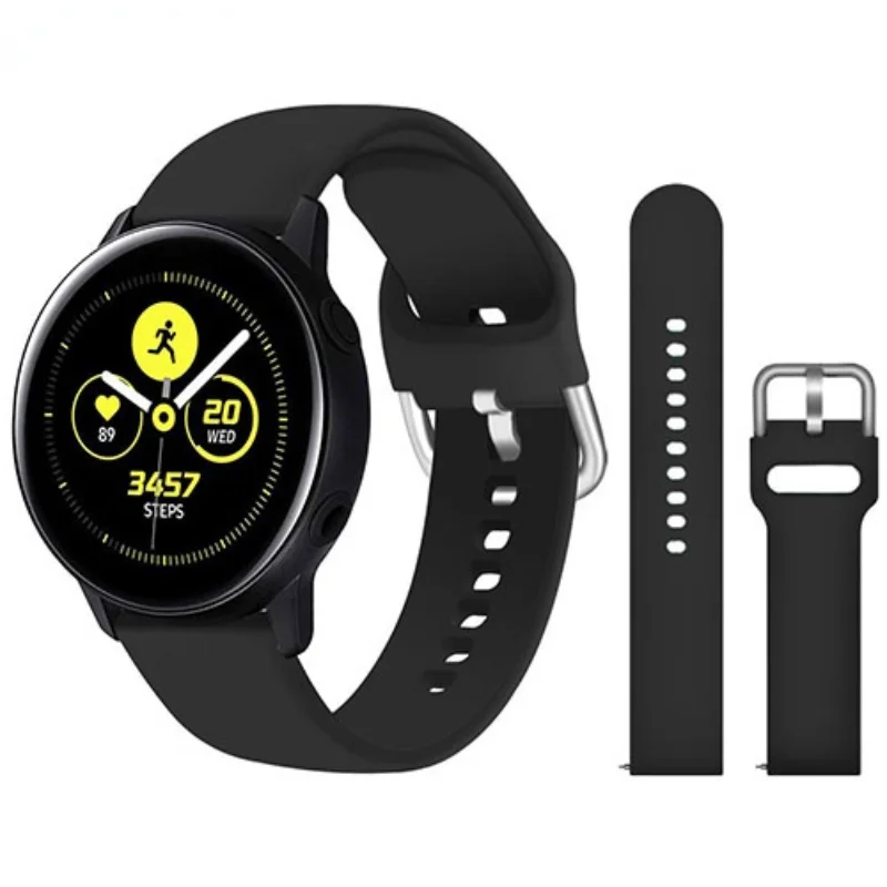 22mm 20mm Silicone Strap For Samsung Galaxy watch 3/ Gear S3/Active 2 /Huawei Watch GT2 Sport Bracelet Strap For Amazfit GTR Bip
22mm 20mm Silicone Strap For Samsung Galaxy watch 3/ Gear S3/Active 2 /Huawei Watch GT2 Sport Bracelet Strap For Amazfit GTR Bip