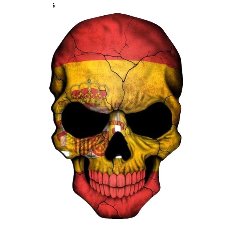 Creative SKULL FLAG SPANISH Car Sticker Accessories Vinyl PVC 13cm*8cm Motorcycle Waterproof Windshield Car Styling Decal
Creative SKULL FLAG SPANISH Car Sticker Accessories Vinyl PVC 13cm*8cm Motorcycle Waterproof Windshield Car Styling Decal