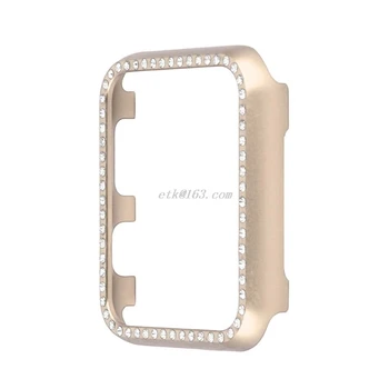 Anti-fall Aluminum Alloy Metal Frame Crystal Protective Cover Shell Diamond Watch Case for Watch 44MM/40MM iWatch Series 4 Acces
Anti-fall Aluminum Alloy Metal Frame Crystal Protective Cover Shell Diamond Watch Case for Watch 44MM/40MM iWatch Series 4 Acces