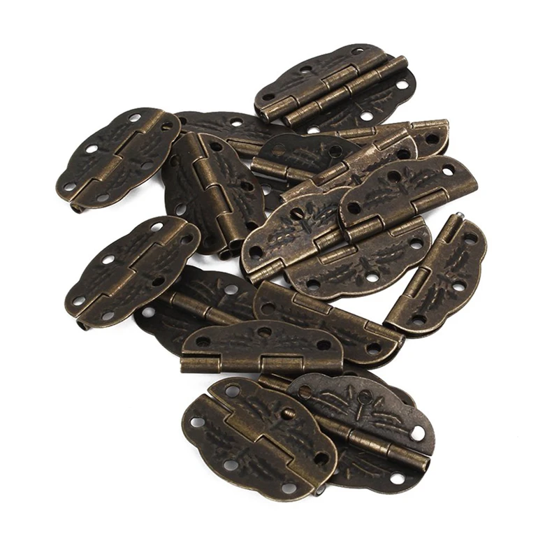 100Pcs Mini Butterfly Engraved Hinges Iron Hinges Cabinet Drawer Butt Hinges (Bronze)
100Pcs Mini Butterfly Engraved Hinges Iron Hinges Cabinet Drawer Butt Hinges (Bronze)