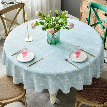 Christmas Round Table Cloth Cotton Linen Table Cover Plaid Grid Pattern Tablecloth for Wedding Party Decor Round Tablecloths
Christmas Round Table Cloth Cotton Linen Table Cover Plaid Grid Pattern Tablecloth for Wedding Party Decor Round Tablecloths