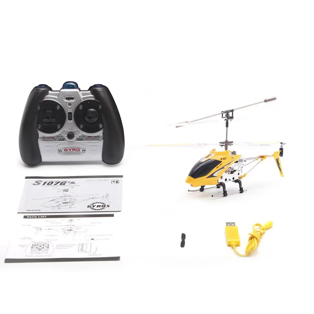 Original Syma S107G Gyro Metal Infrared Radio 3CH Mini Helicopter RC Remote Control Flying Drone for Toys Gift Present RTF
Original Syma S107G Gyro Metal Infrared Radio 3CH Mini Helicopter RC Remote Control Flying Drone for Toys Gift Present RTF
