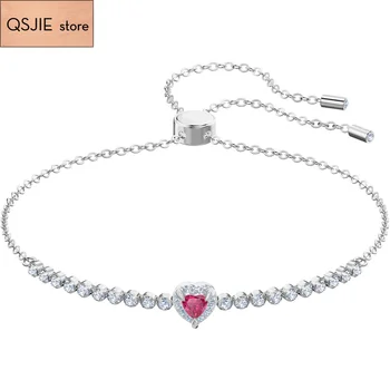 QSJIE High-quality SWA shaped Bracelet women's clavicle chain fashion design gift Charm Bracelet Charming fashion jewelry 
QSJIE High-quality SWA shaped Bracelet women's clavicle chain fashion design gift Charm Bracelet Charming fashion jewelry